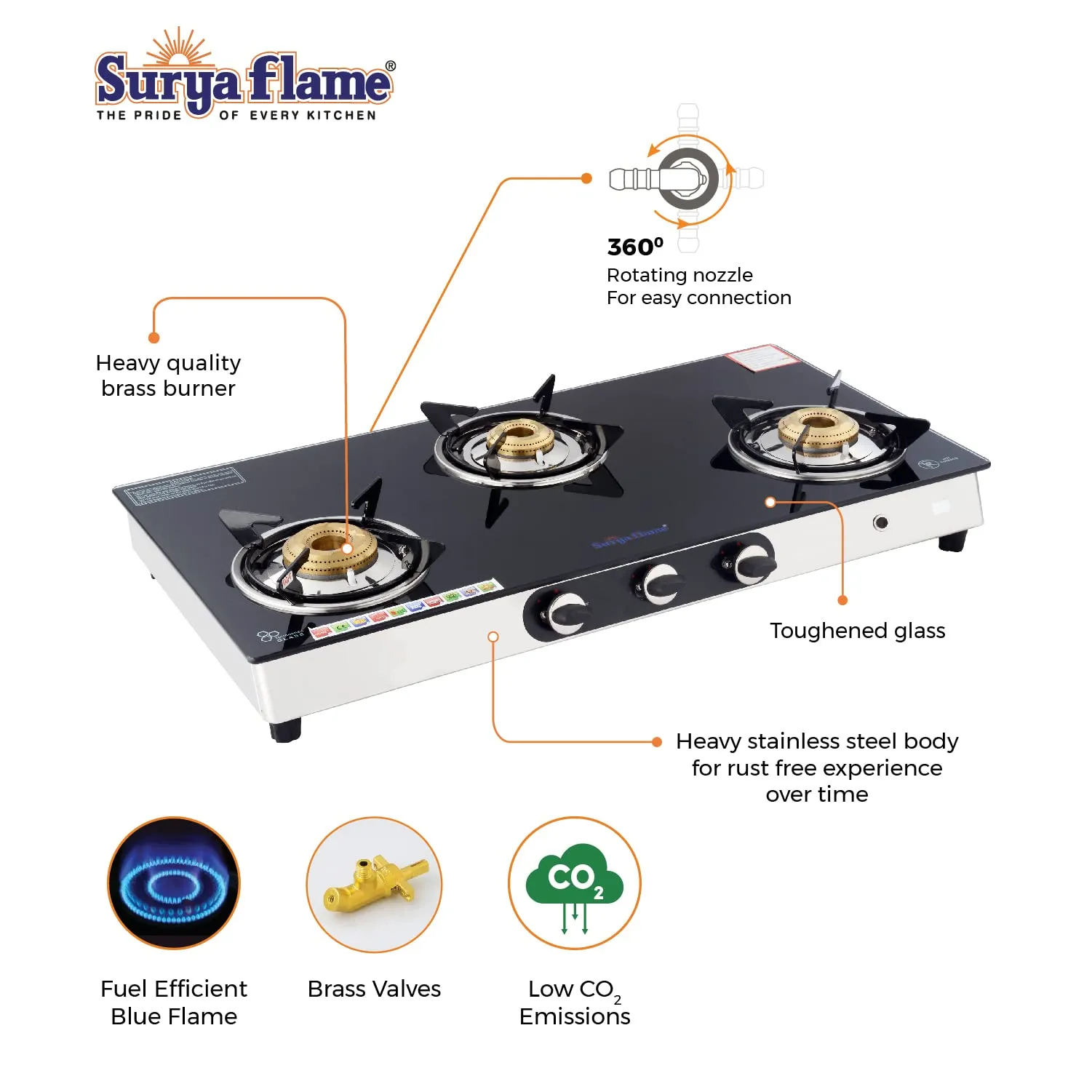 2 SF LPG STOVE 3B SUP..