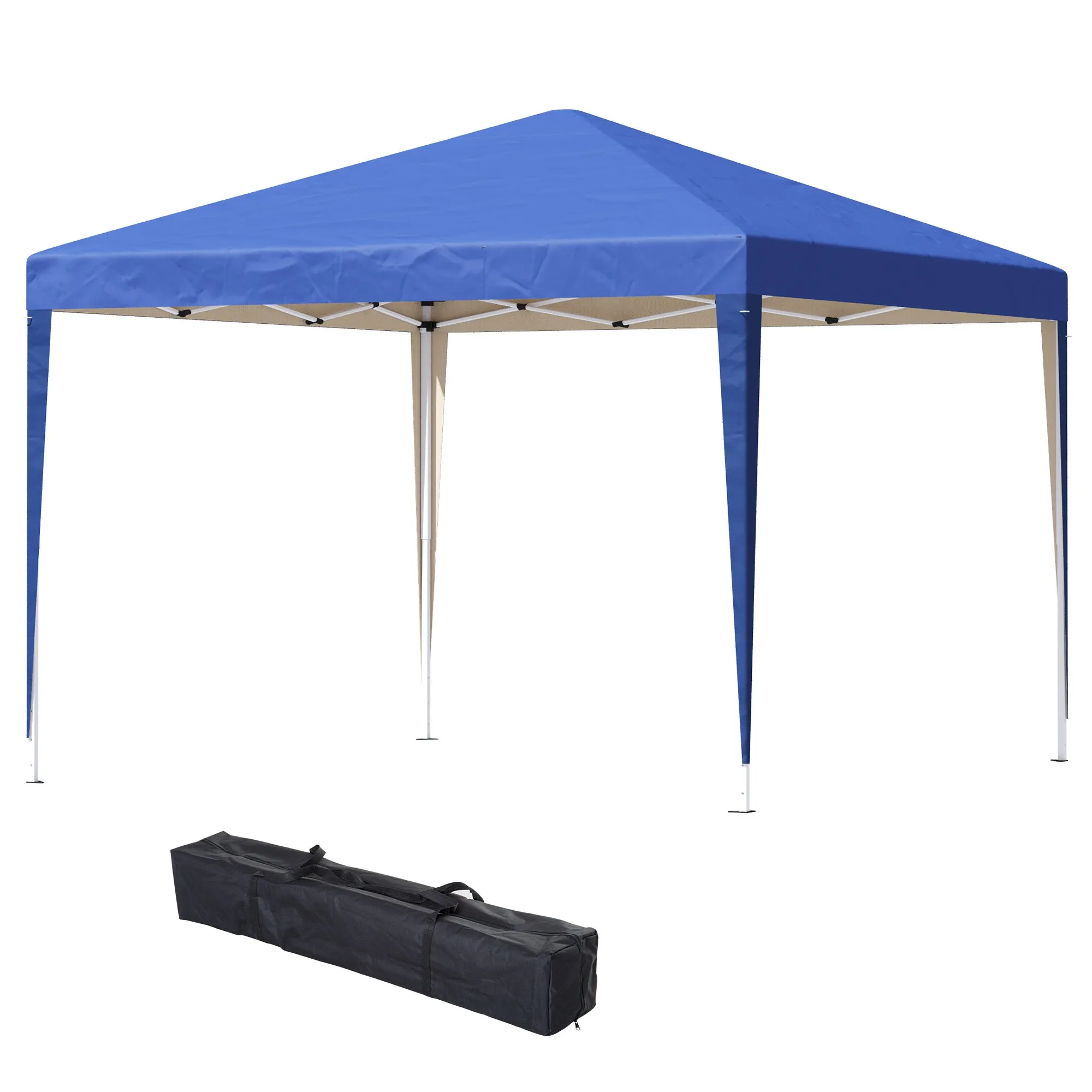 3 x 3M Garden Pop Up Gazebo Marquee Party Tent Wedding Canopy (Blue)   Carrying Bag