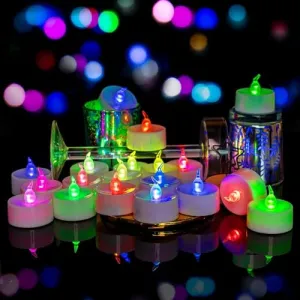 B S NATURAL Set of 24 pcs LED Tea Light for Home Decor for Diwali Decoration Home Decor Items Best Diwali Gifts for Family and Friends_008