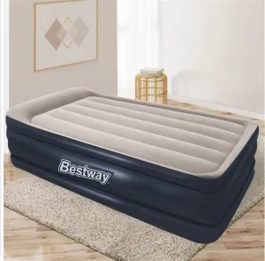 Bestway Queen Air Bed Inflatable Mattress Sleeping Mat Battery Built-in Pump