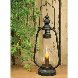 Black Taper Candle Lantern