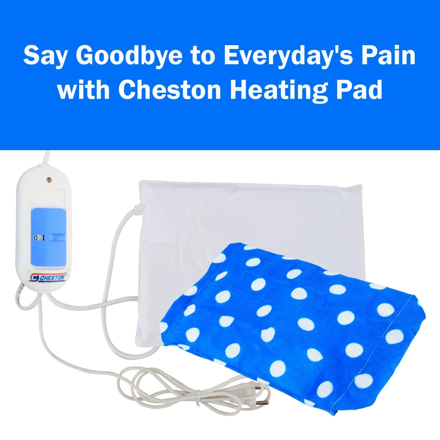 Cheston Electric Heating Pad with Fast Heat Technology Hot Therapy Bag for Lower Back Pain Relief with Auto Temperature Controller