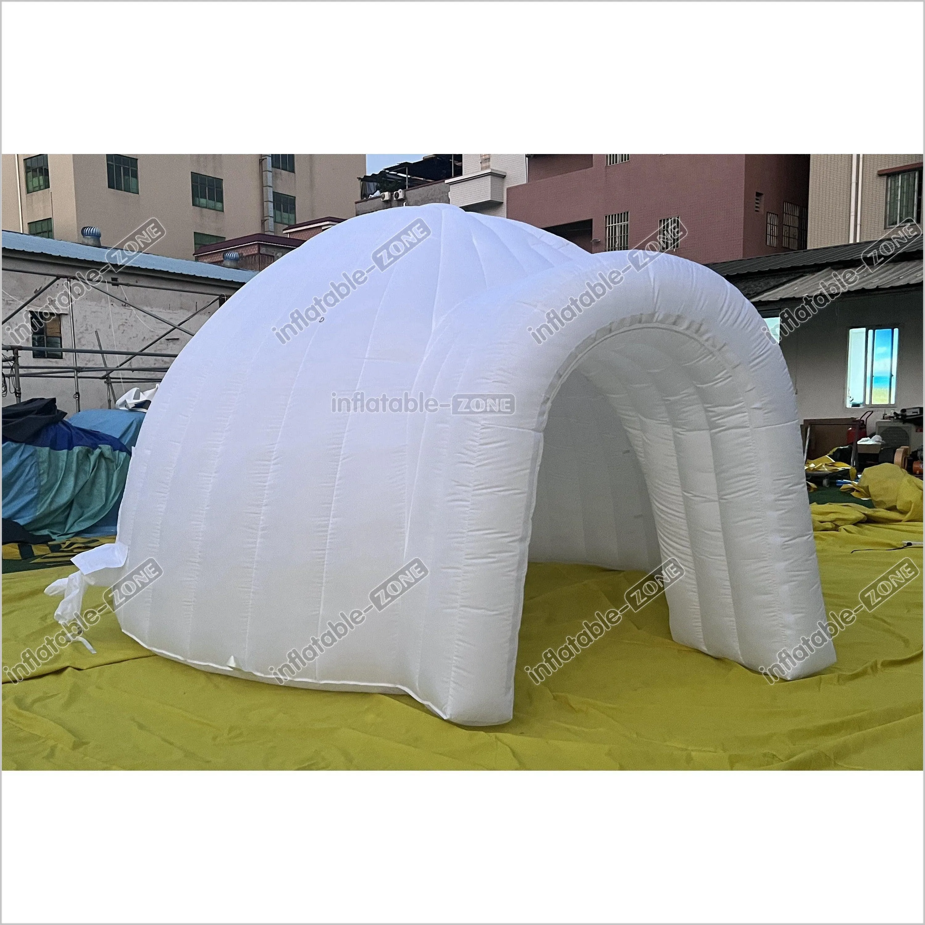 Commercial Inflatable Club With LED Lights Inflatable Igloo Dome Party Tent For Outdoor Advertising Event