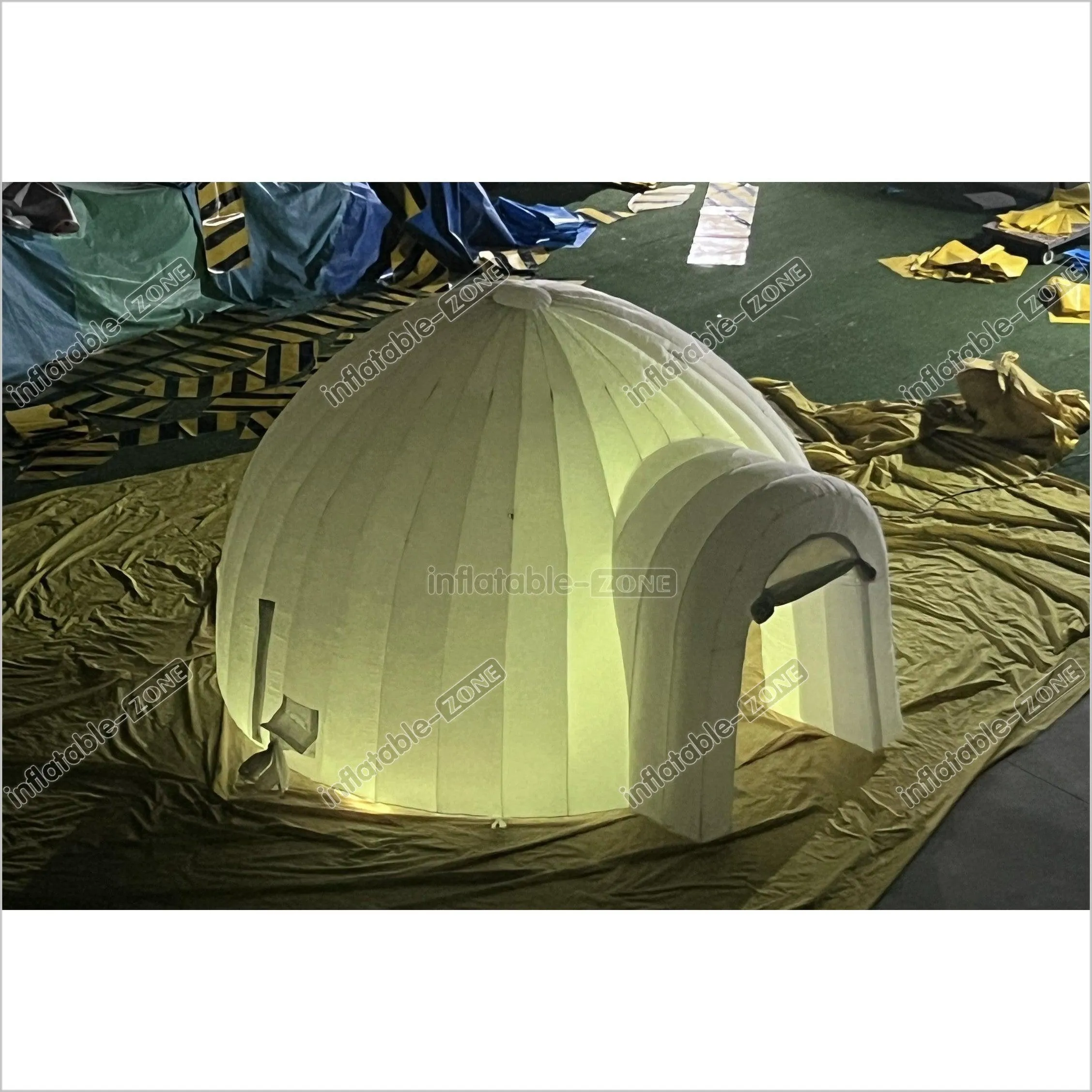 Commercial Inflatable Club With LED Lights Inflatable Igloo Dome Party Tent For Outdoor Advertising Event