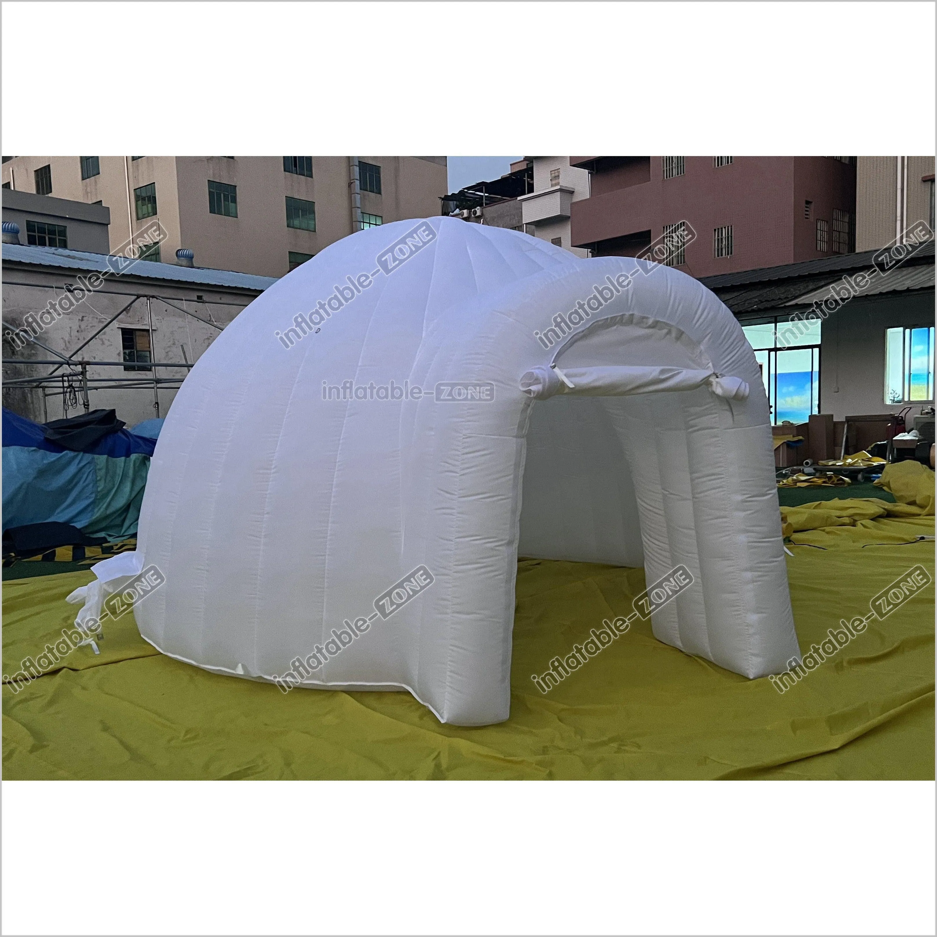 Commercial Inflatable Club With LED Lights Inflatable Igloo Dome Party Tent For Outdoor Advertising Event