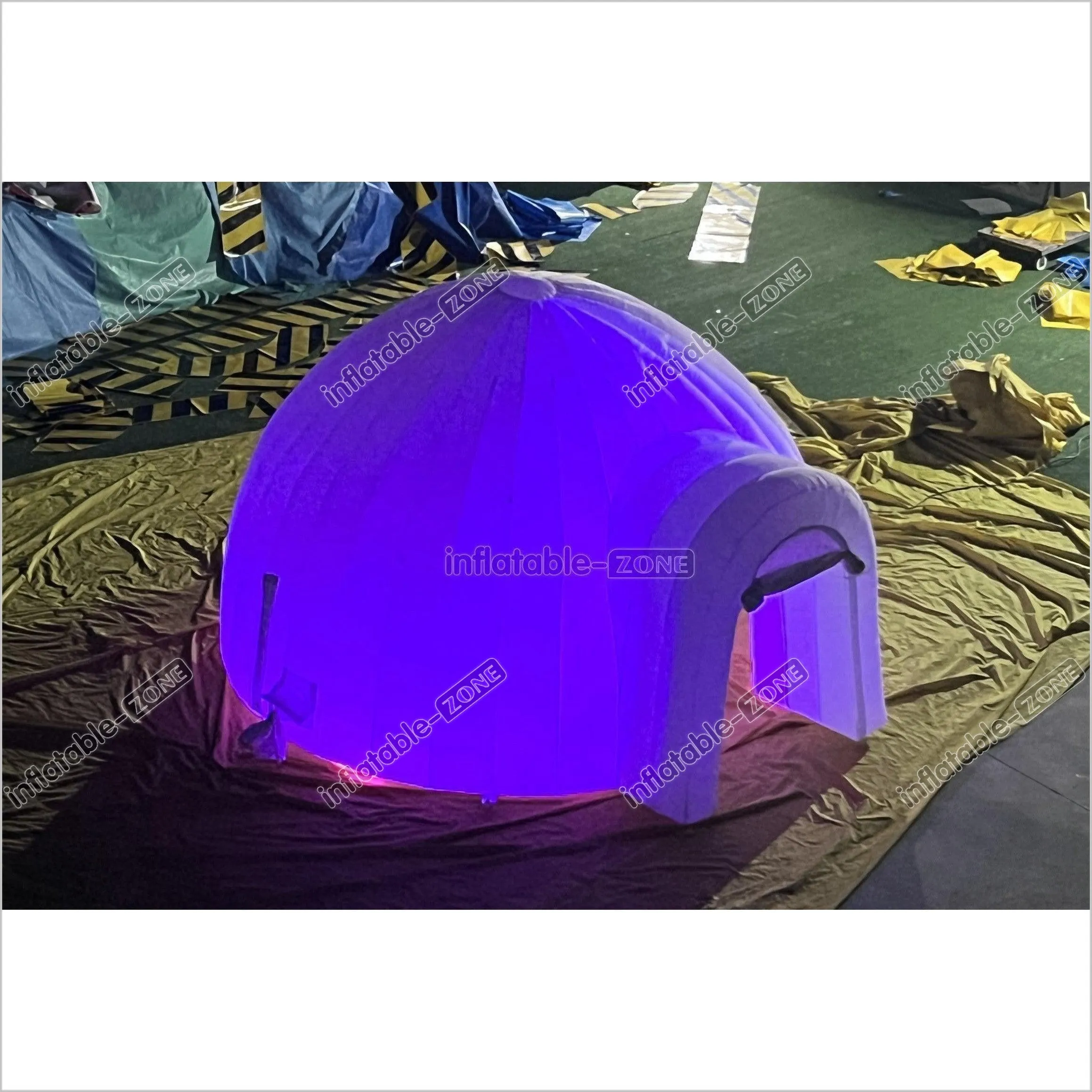 Commercial Inflatable Club With LED Lights Inflatable Igloo Dome Party Tent For Outdoor Advertising Event