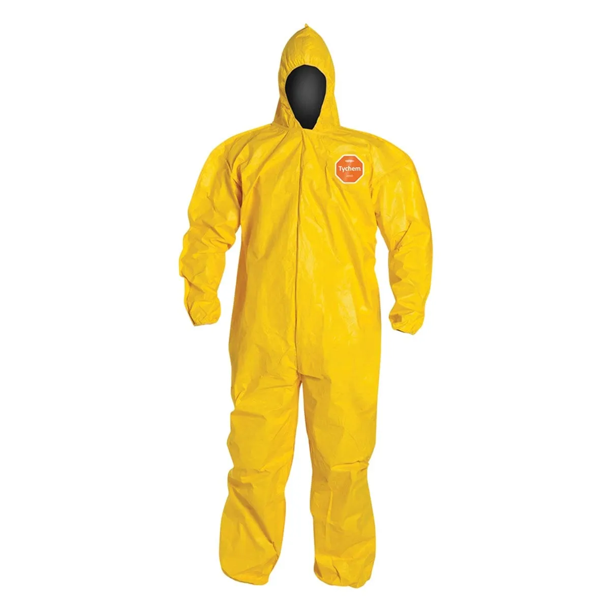 DuPont Tychem 2000 Hooded Coverall with Elastic Cuffs and Bound Seams | 12pk