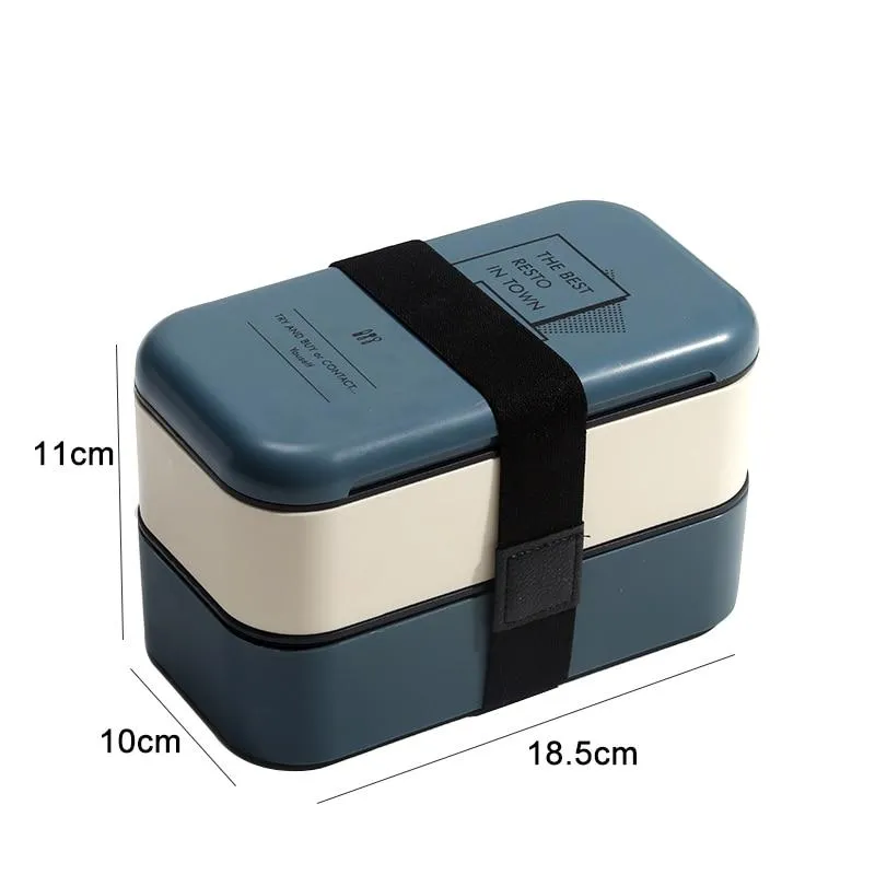 Eco Friendly Food Microwave Heated Lunch Box Containers