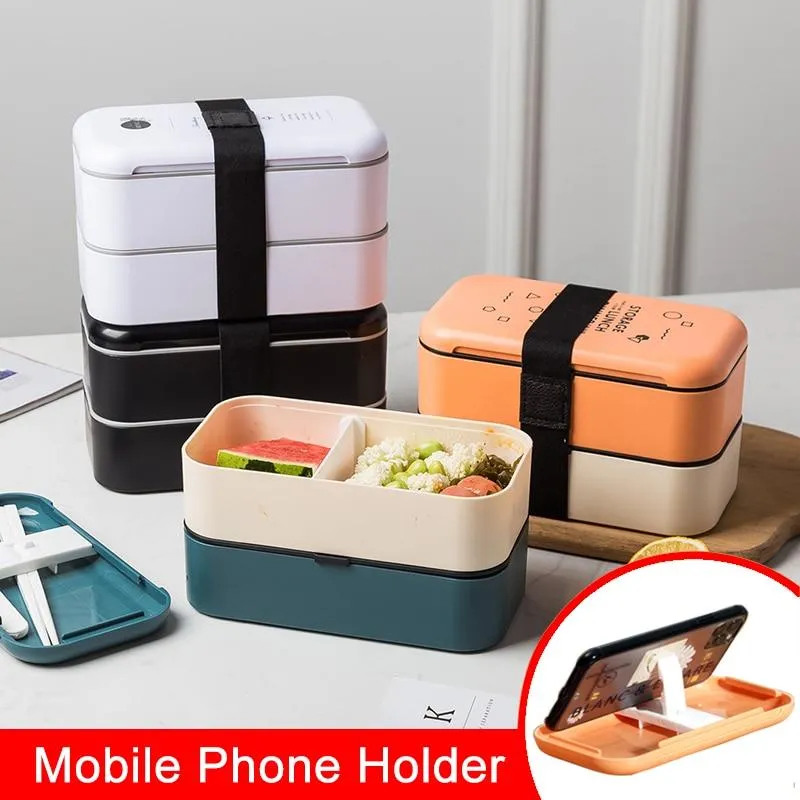 Eco Friendly Food Microwave Heated Lunch Box Containers