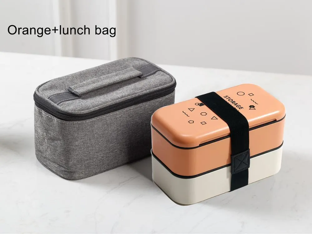 Eco Friendly Food Microwave Heated Lunch Box Containers