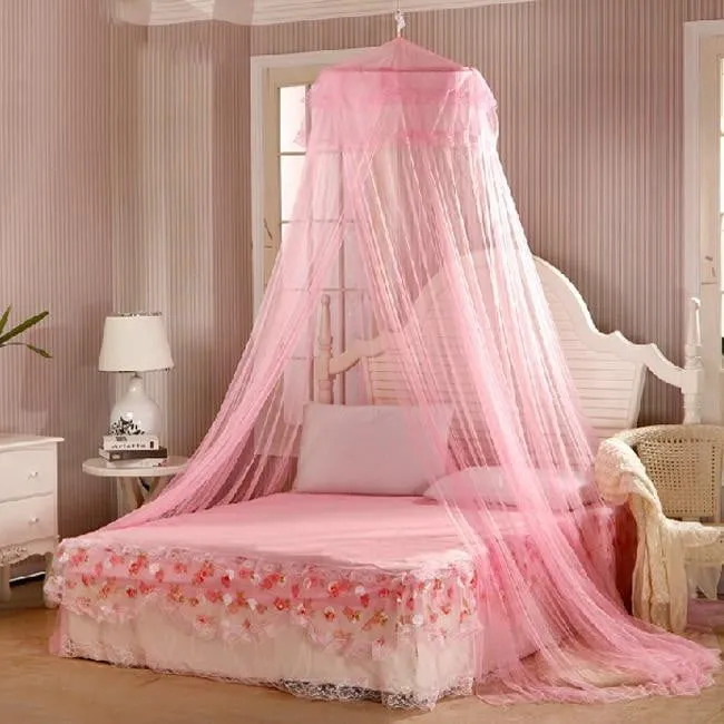 Elegant Queen king Size  Bed Canopy kids  Netting Curtain for  Mosquito Net Netting Bedding