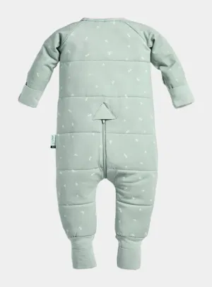 ErgoPouch - Organic Winter Long Sleeved Sleep Onesie - Sage - 2.5 TOG