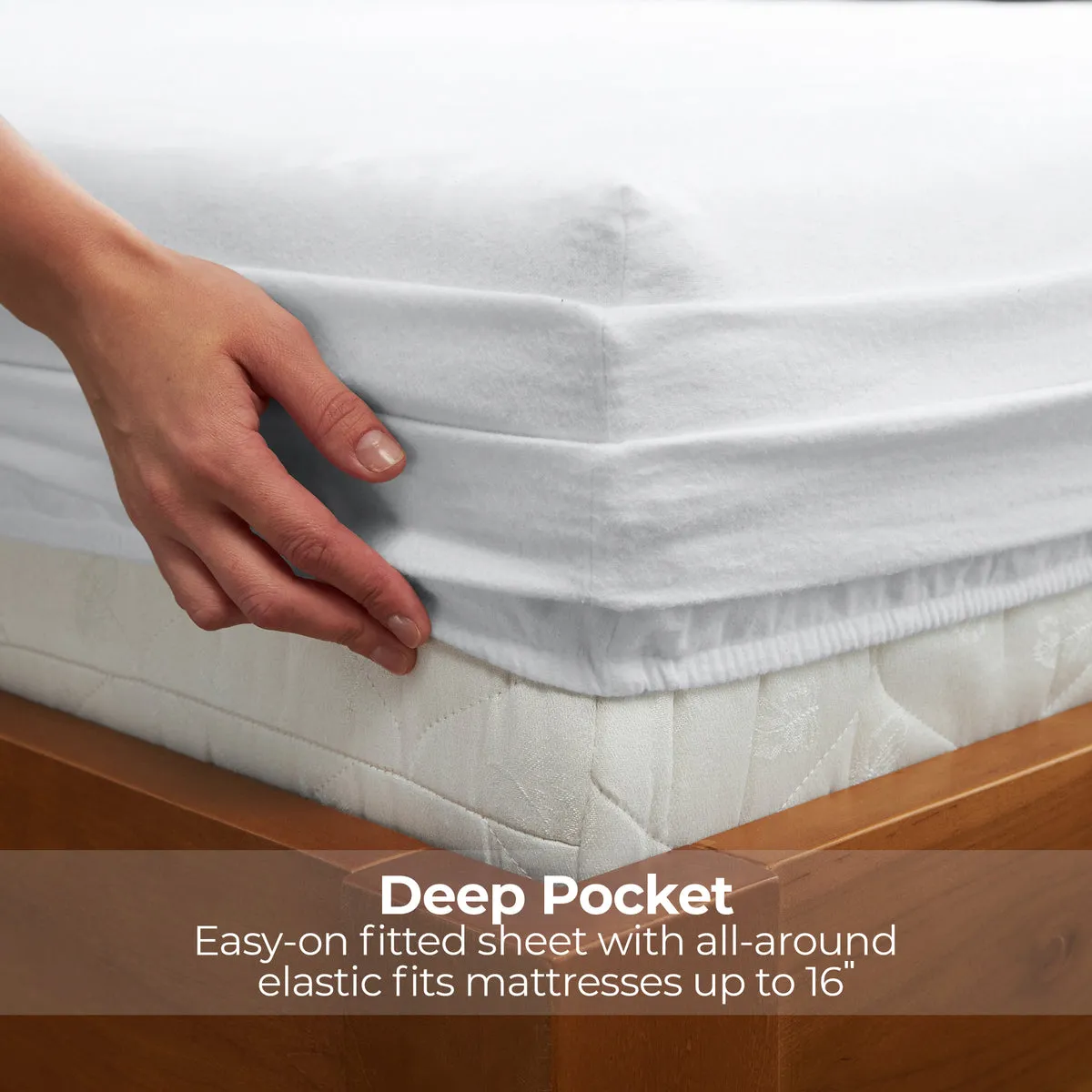 Flannel Cotton Sheet Set, Heavyweight 180GSM