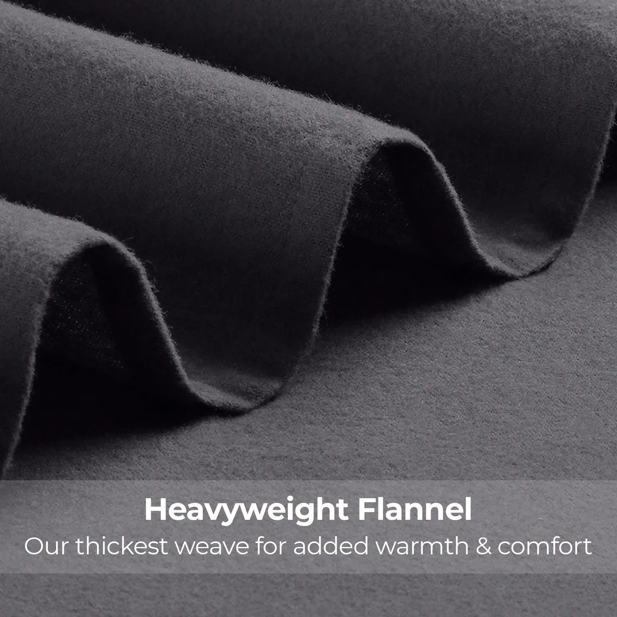 Flannel Cotton Sheet Set, Heavyweight 180GSM