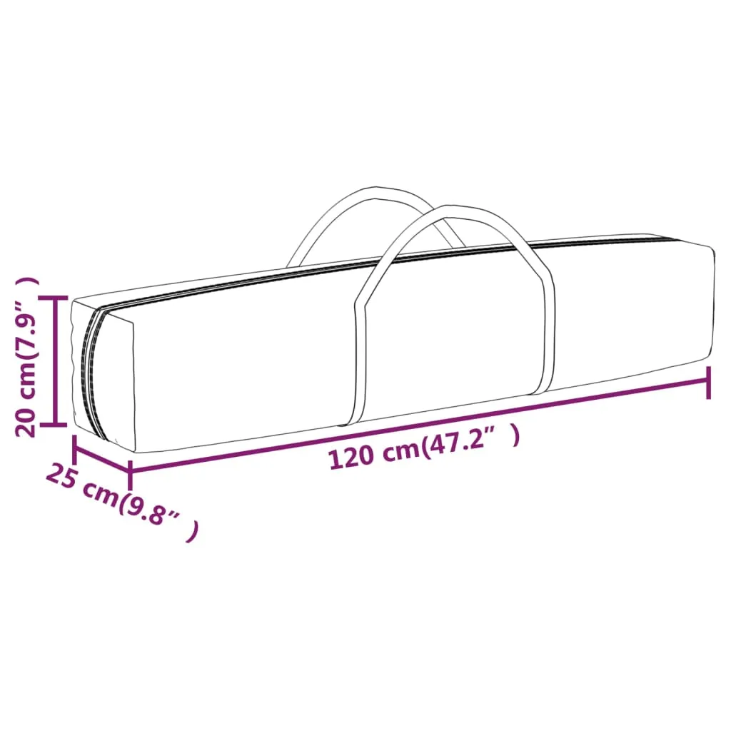 Folding Party Tent Cream 3x3 m