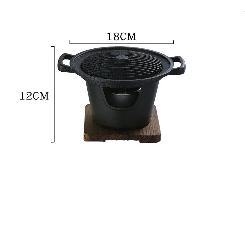 Food Non-Stick Small Barbecue Grill Household Indoor Barbecue Small Grill