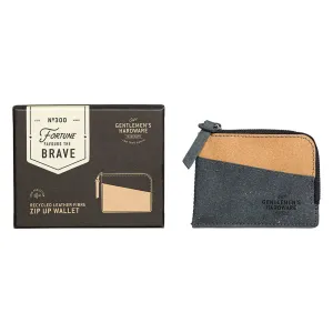 Gentleman's Hardware Zip Up Wallet Recycled Leather