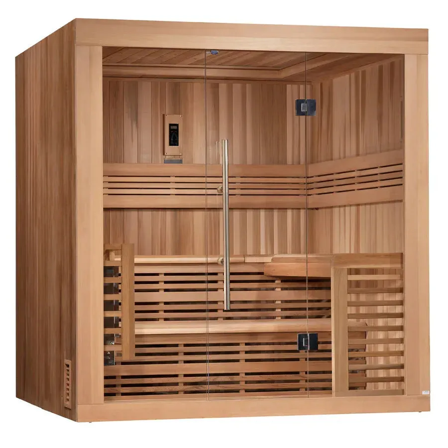 Golden Designs "Osla Edition" 6 Person Traditional Sauna - Canadian Red Cedar