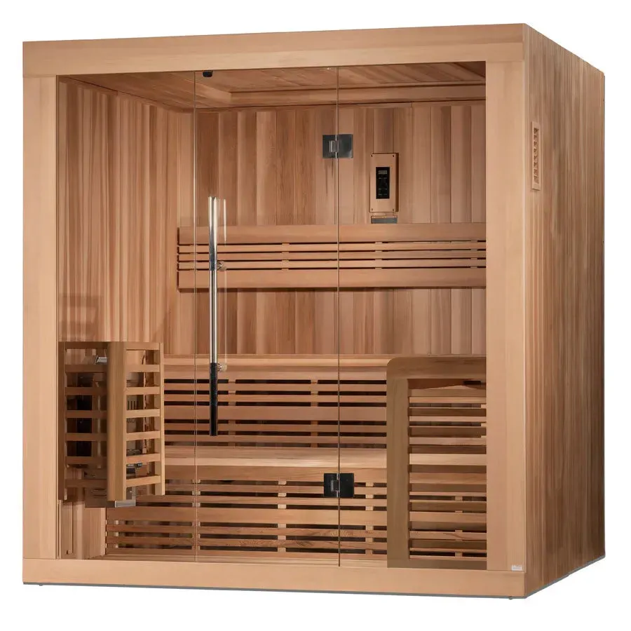 Golden Designs "Osla Edition" 6 Person Traditional Sauna - Canadian Red Cedar