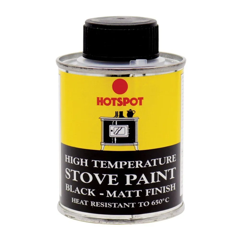 Hotspot 100ml Matt Black Stove Paint