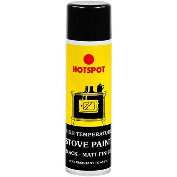 Hotspot 250ml Matt Black Stove Paint