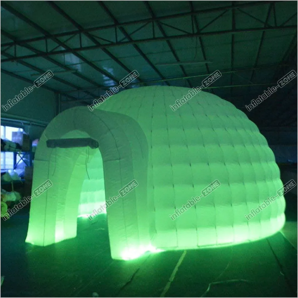 Inflatable Igloo Dome Tent Remote Controller Inflatable Nightclub for Club Wedding, Party, Event