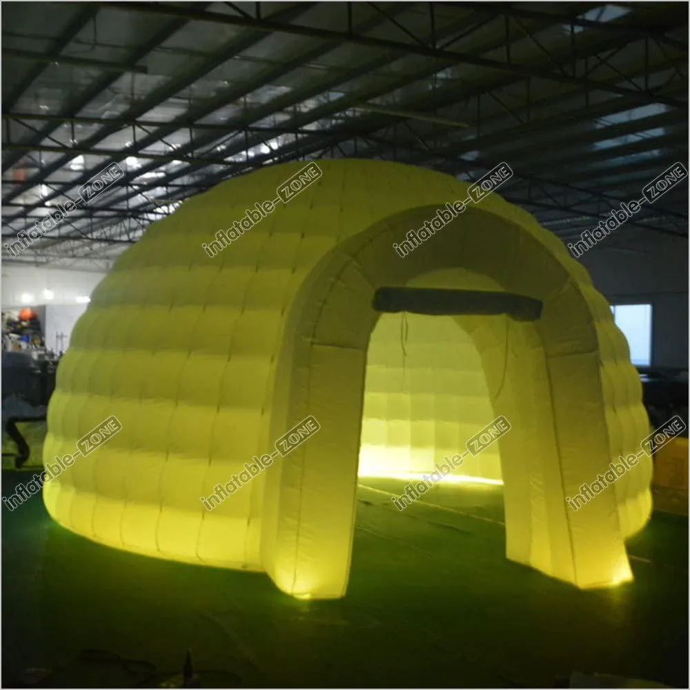 Inflatable Igloo Dome Tent Remote Controller Inflatable Nightclub for Club Wedding, Party, Event