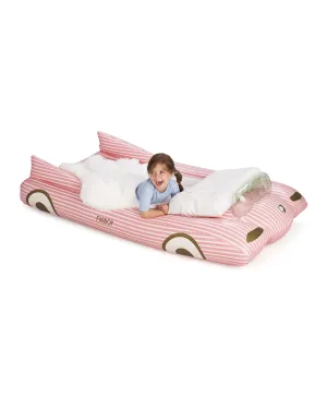 Kids Sleepover Bed - Pink Convertible