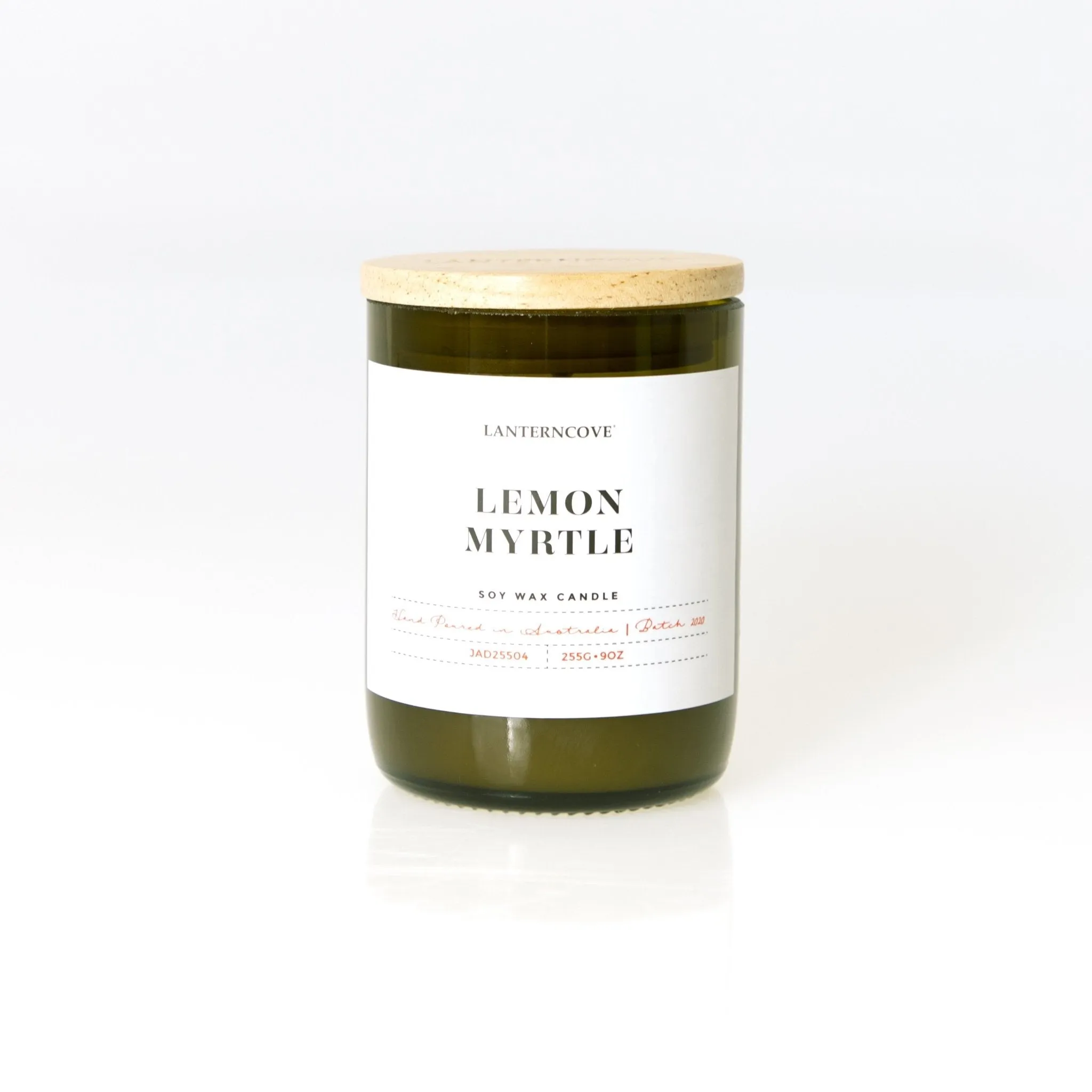 Lantern Cove Jade Lemon Myrtle 9oz Soy Candle