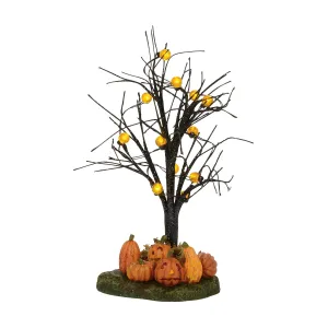 Lit Jack-O-Lantern Tree