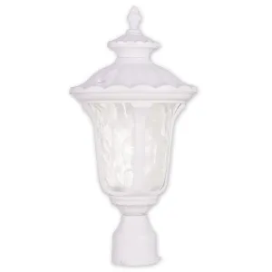 Livex Oxford 1 Light White Outdoor Post Lantern - C185-7855-03