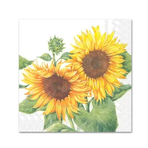 Mirasol Sunflower Paper Beverage Napkins