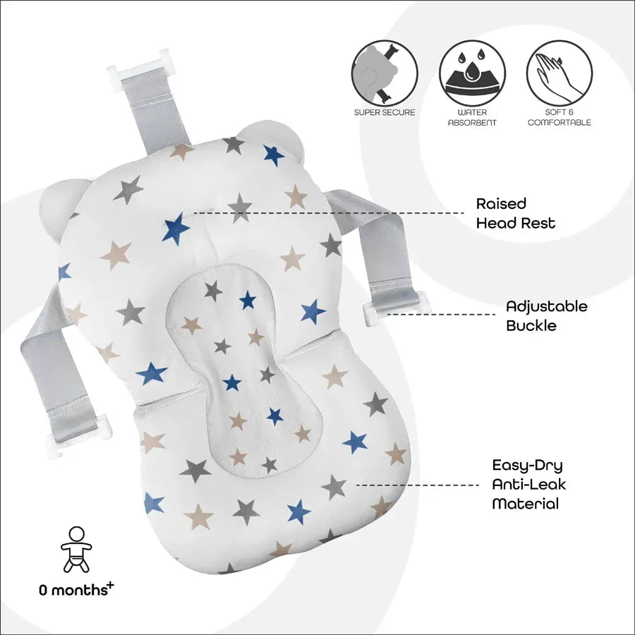 Moon Anti Slip Baby Bath Pad (Star)