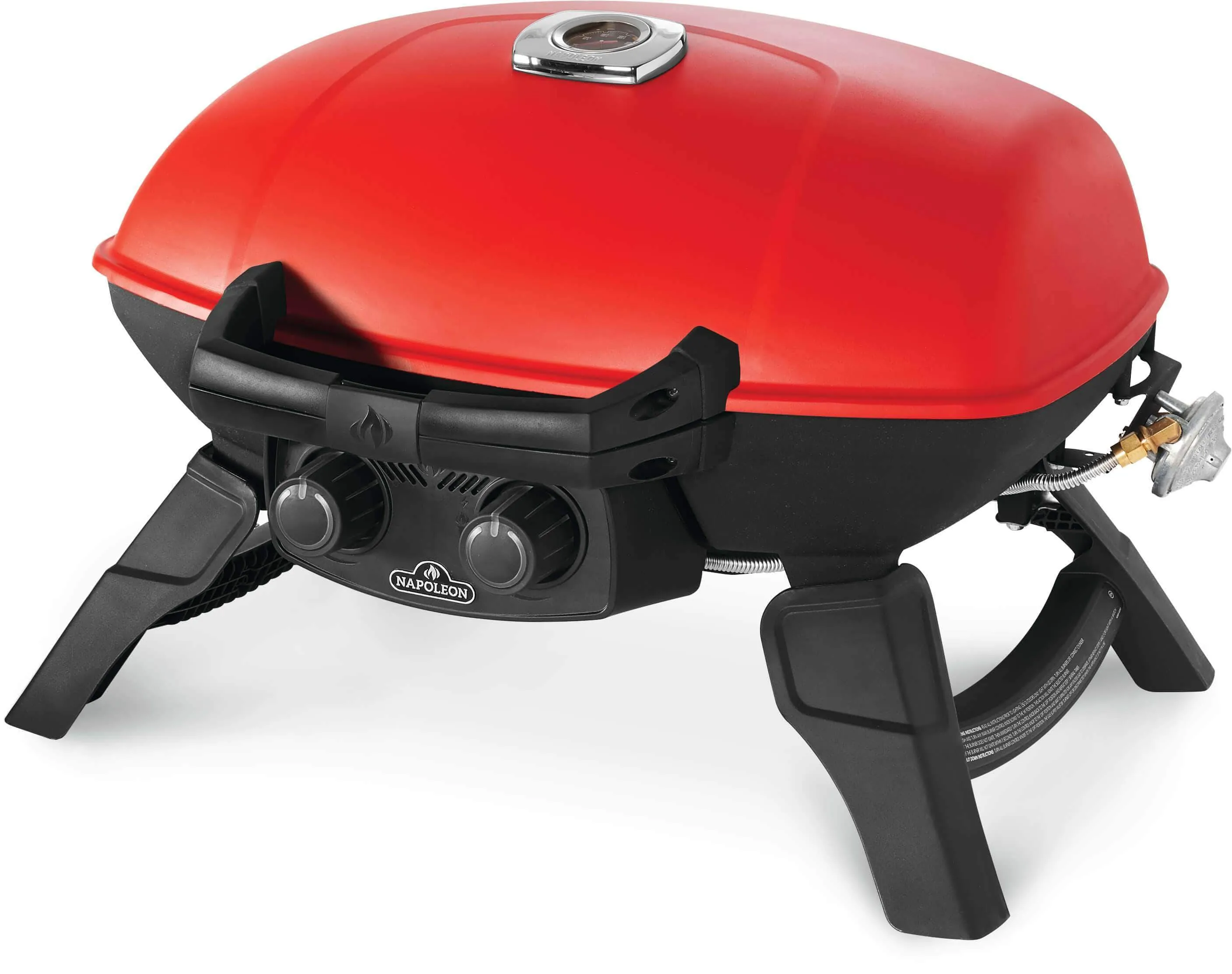 Napoleon TravelQ 285 (Red) Portable Propane BBQ with Griddle