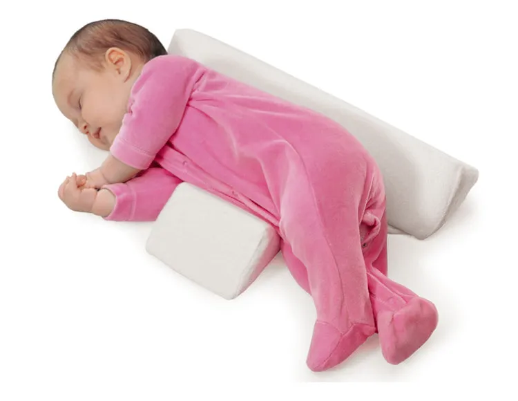 Newborn Baby  Anti Roll  Pillow Infant Sleep Positioner Prevent Flat Head Shape Pillow