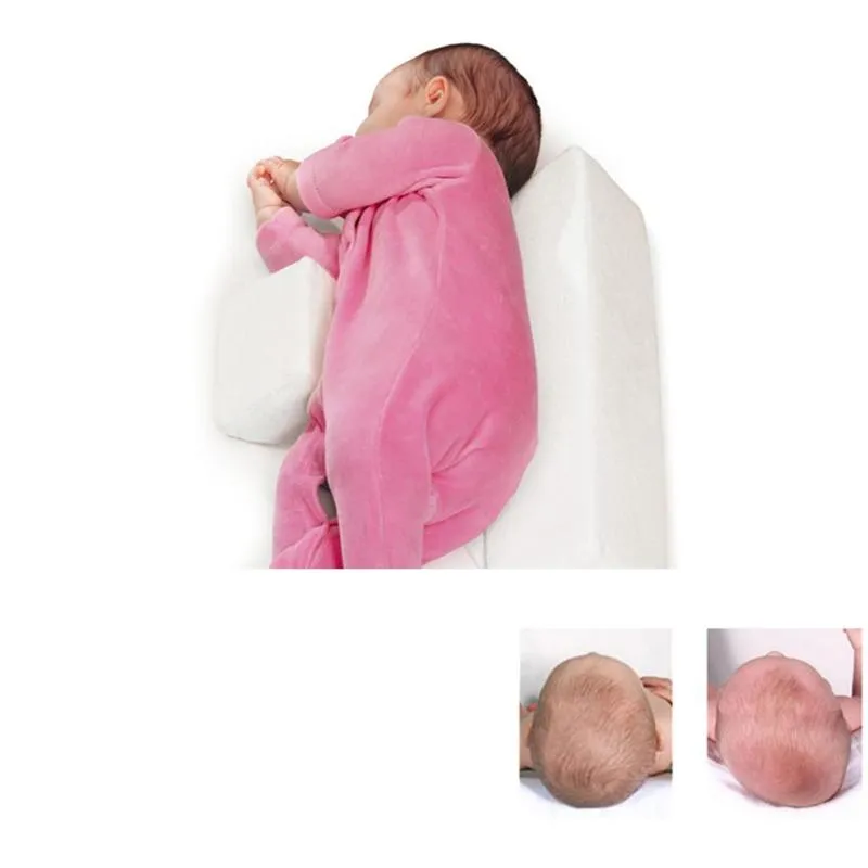 Newborn Baby  Anti Roll  Pillow Infant Sleep Positioner Prevent Flat Head Shape Pillow