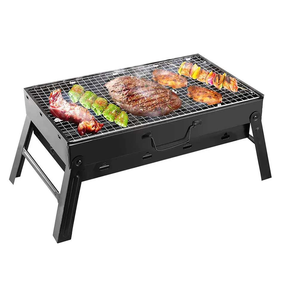 Portable BBQ Grill for Outdoor Cooking - Foldable and Compact