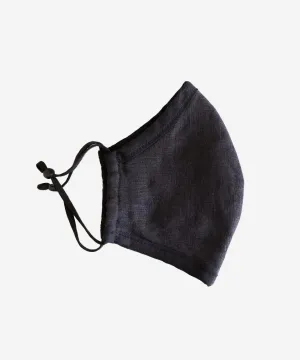 SA1NT Hemp Triple Layer Mask - Black