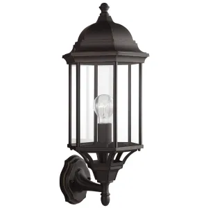 Sea Gull Lighting Sevier Large One Light Uplight Outdoor Wall Lantern