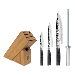 Shun Premier Grey 5-Piece Starter Block Set *FLASH SALE