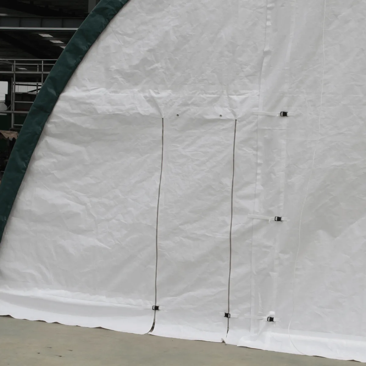 Single Truss Arch Storage Shelter W30'xL65'xH15'