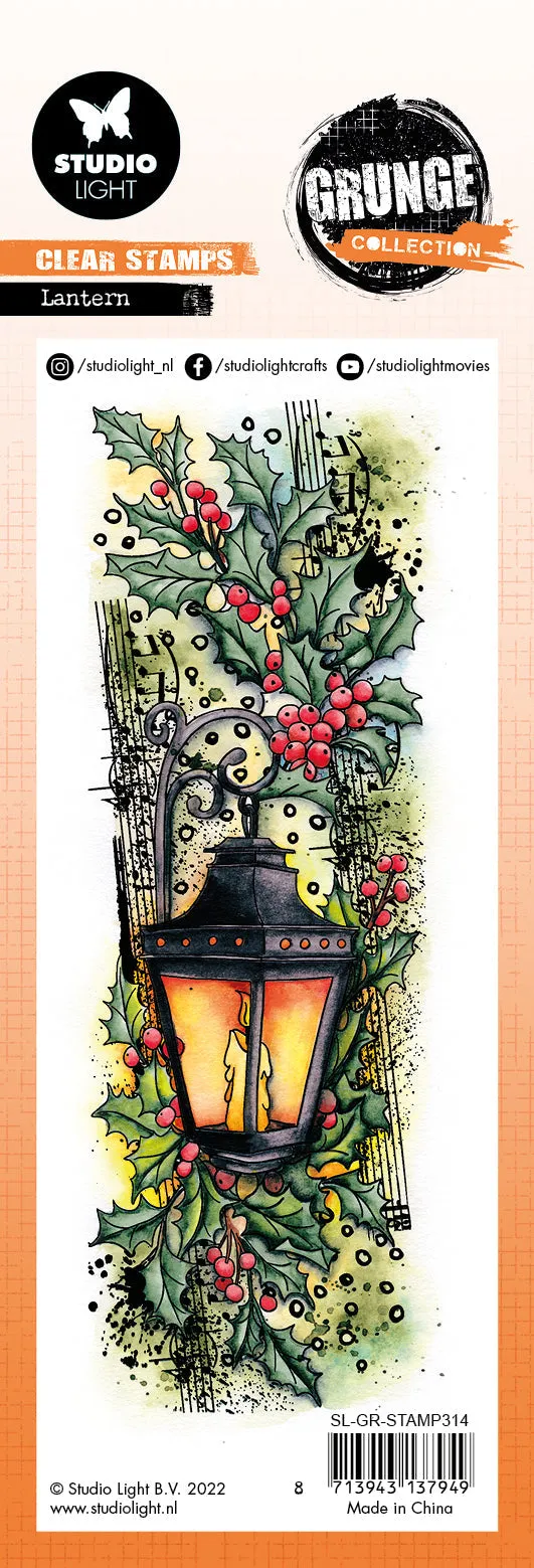 SL Clear Stamp Lantern Grunge Collection 210x74x3mm 1 PC nr.314