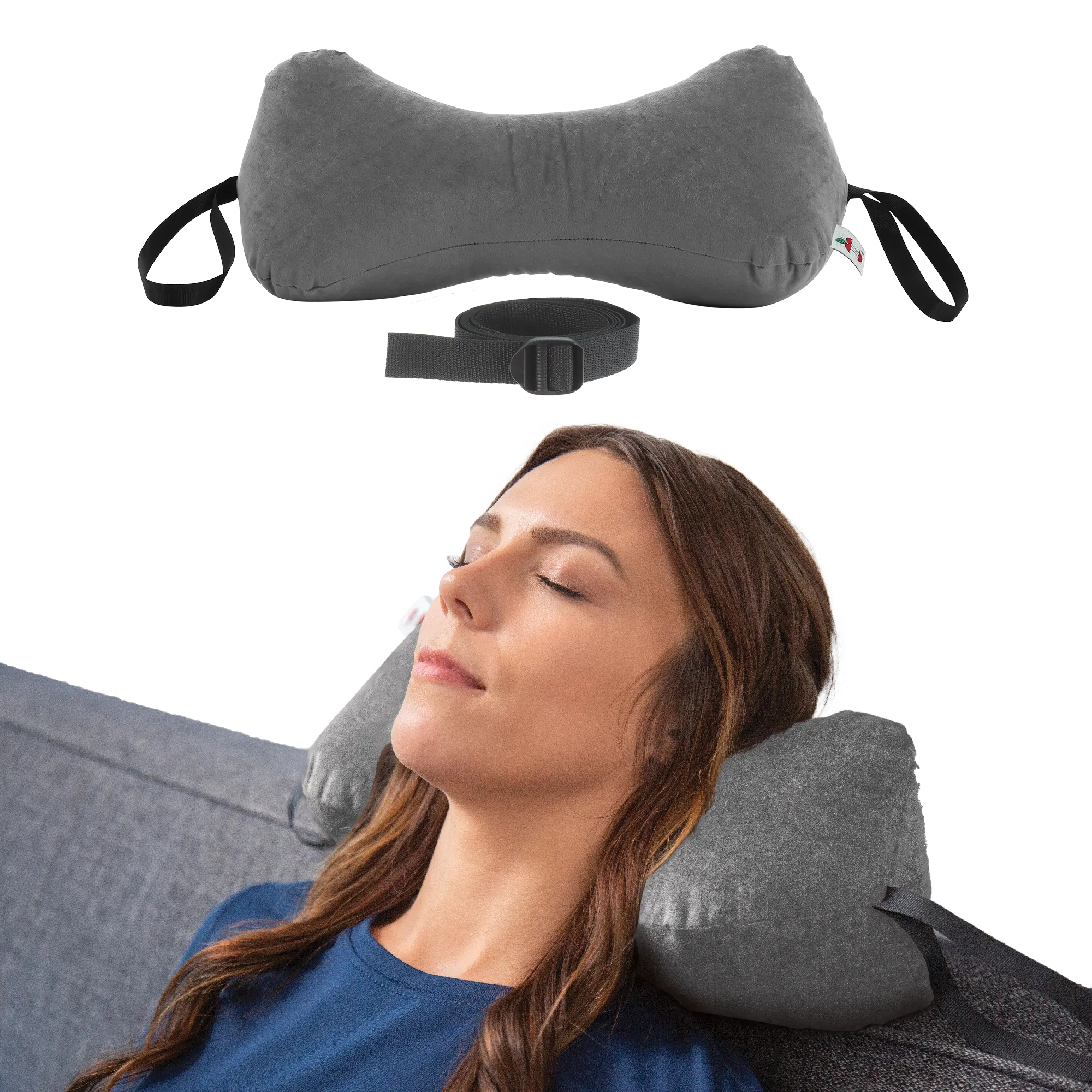 Sleep Log Chiropractic Bone Shaped Neck & Cervical Pillow- Lumbar Support