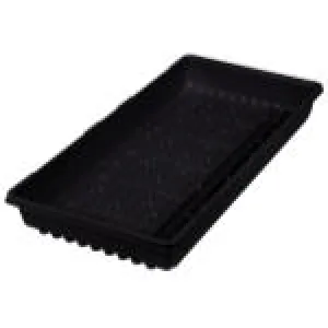 Super Sprouter Triple Thick Tray Black 10 x 20 No Hole (50/Cs)