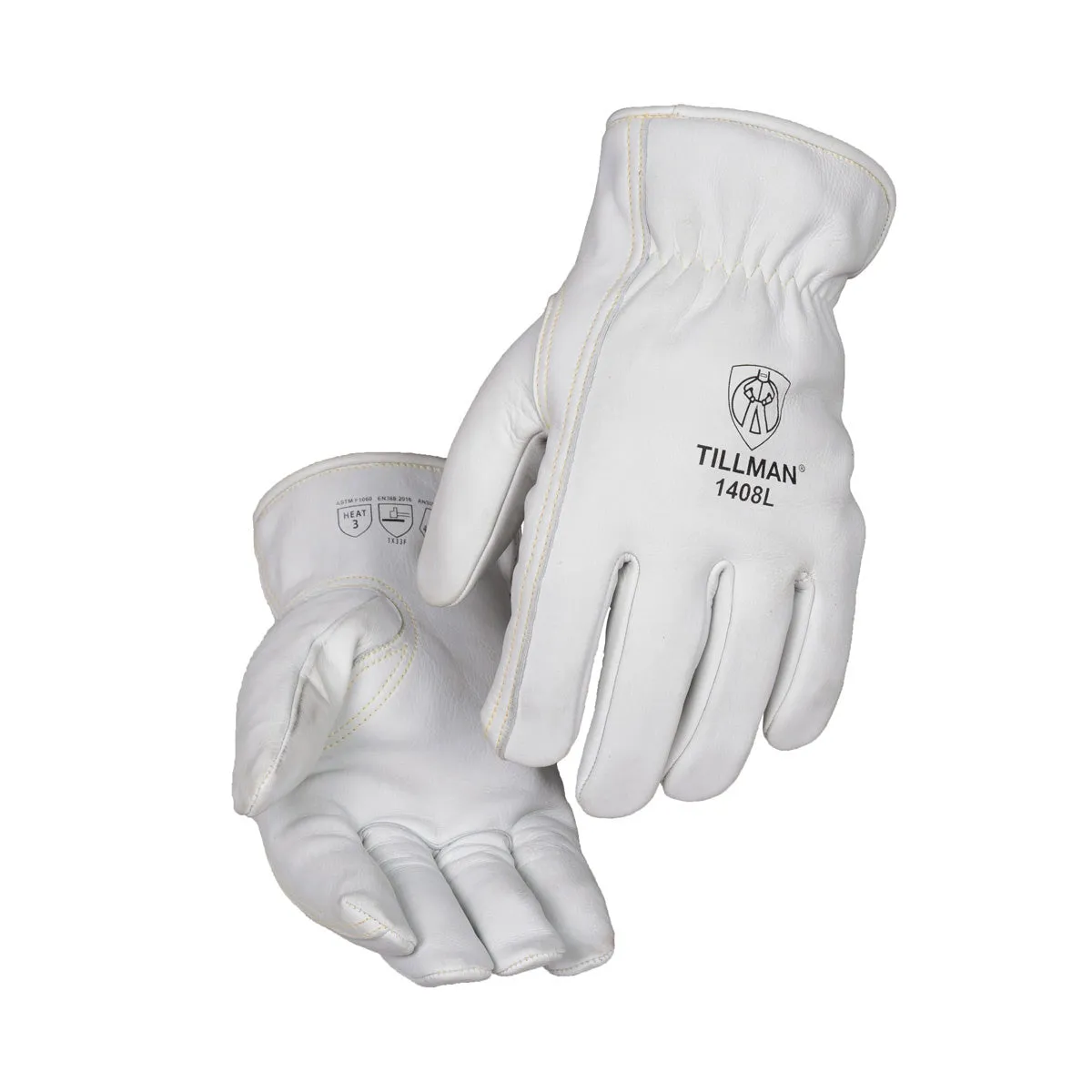 Tillman 1408 Heat Resistant Performance Top Grain Cowhide Drivers Gloves