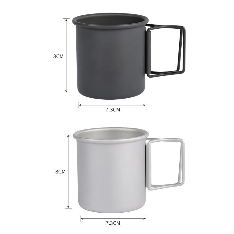 Titanium Camping Mug Tourist Tableware