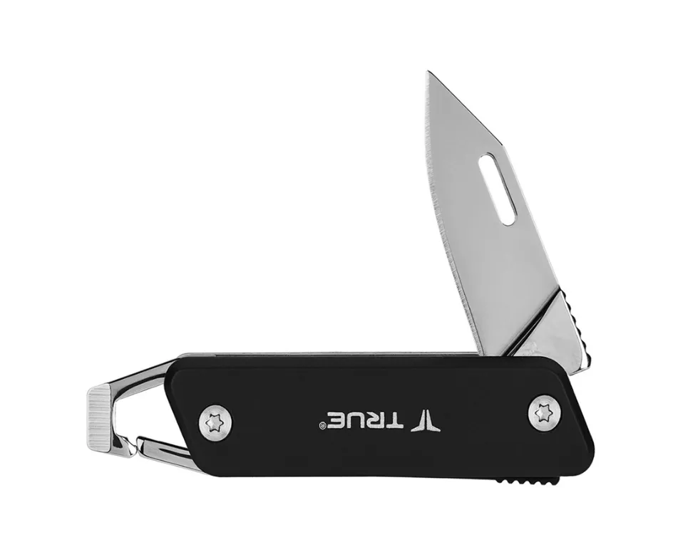 True Utility Modern Keychain Knife Black