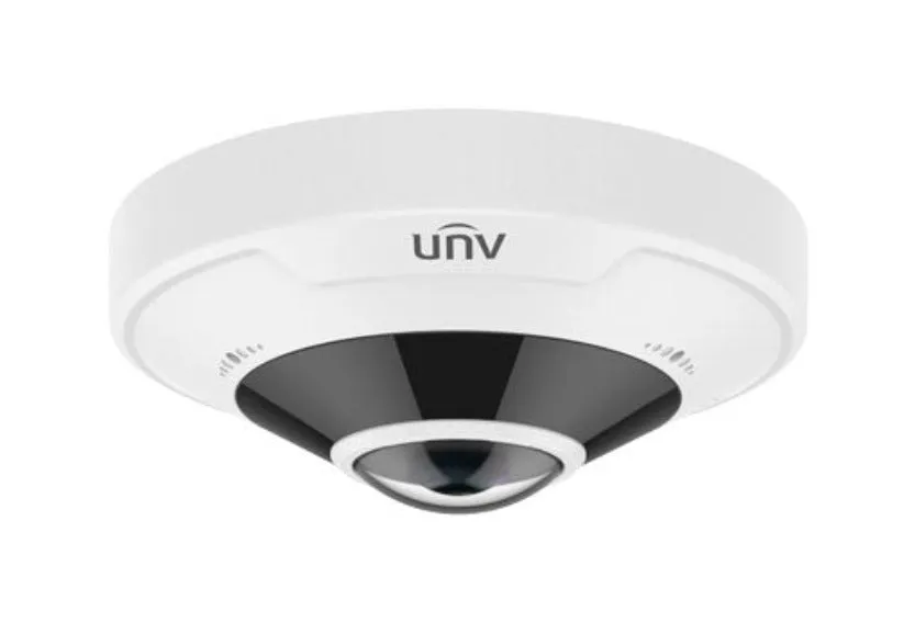 UNIVIEW IPC868ER-VF18-B: 12MP 4K Vandal Resistant Fisheye Dome Camera