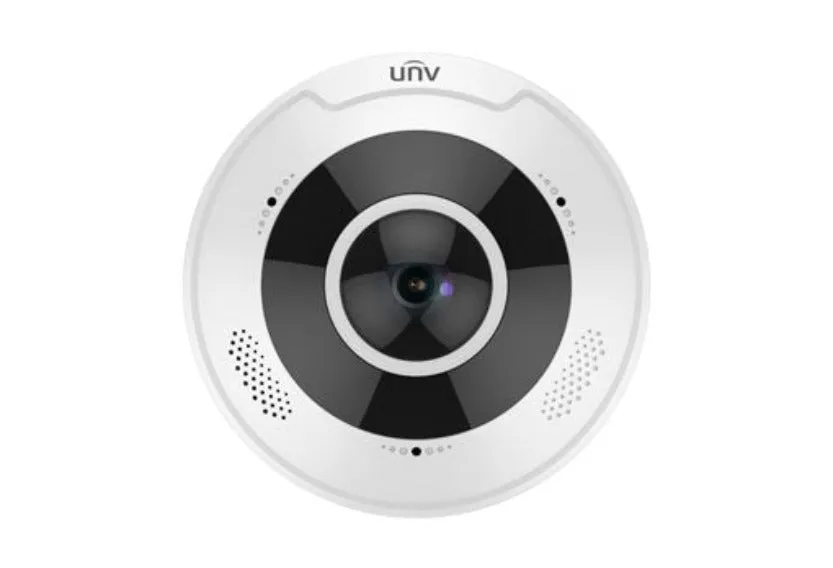 UNIVIEW IPC868ER-VF18-B: 12MP 4K Vandal Resistant Fisheye Dome Camera