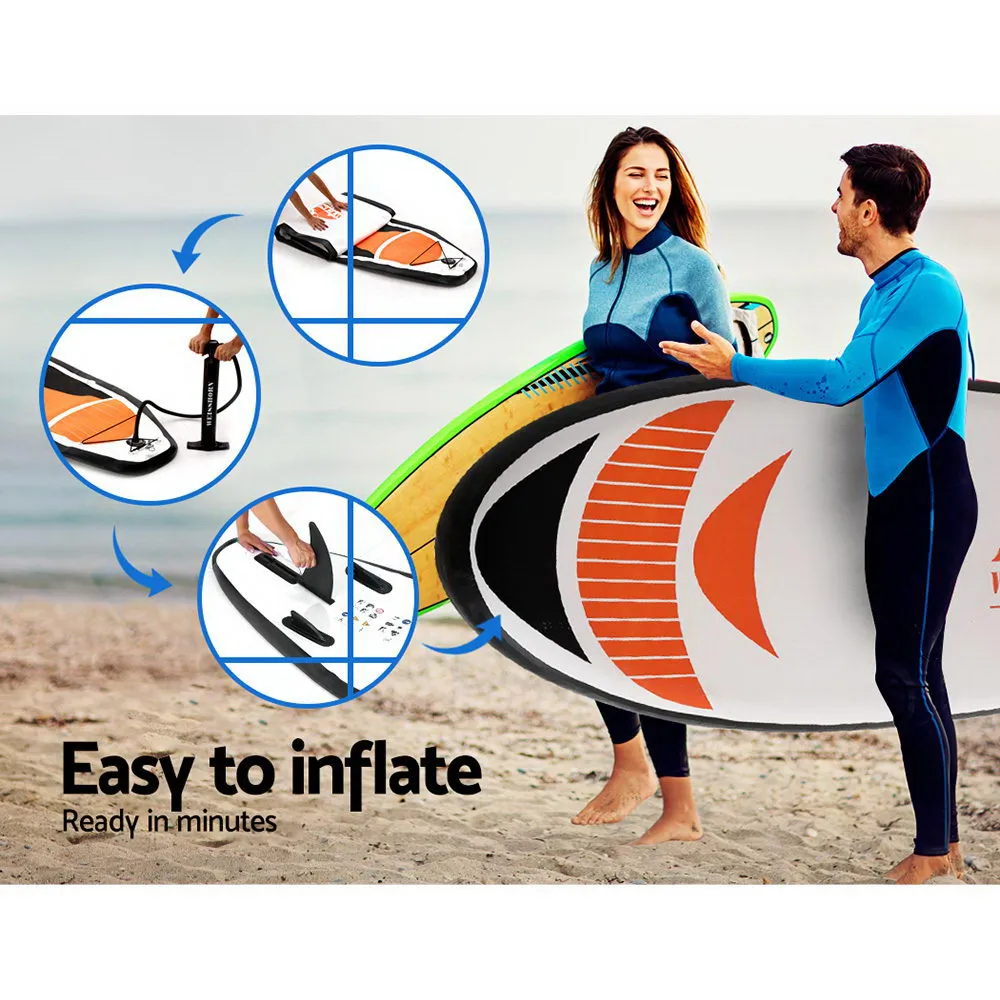 Weisshorn Stand Up Paddle Board Inflatable 11ft SUP Surfboard Paddleboard Kayak